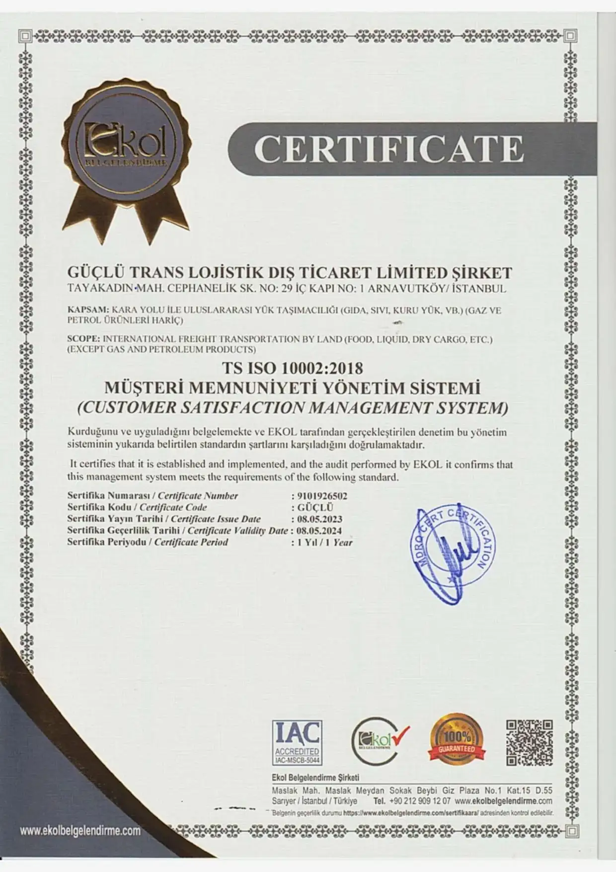 TS ISO 1002:2018